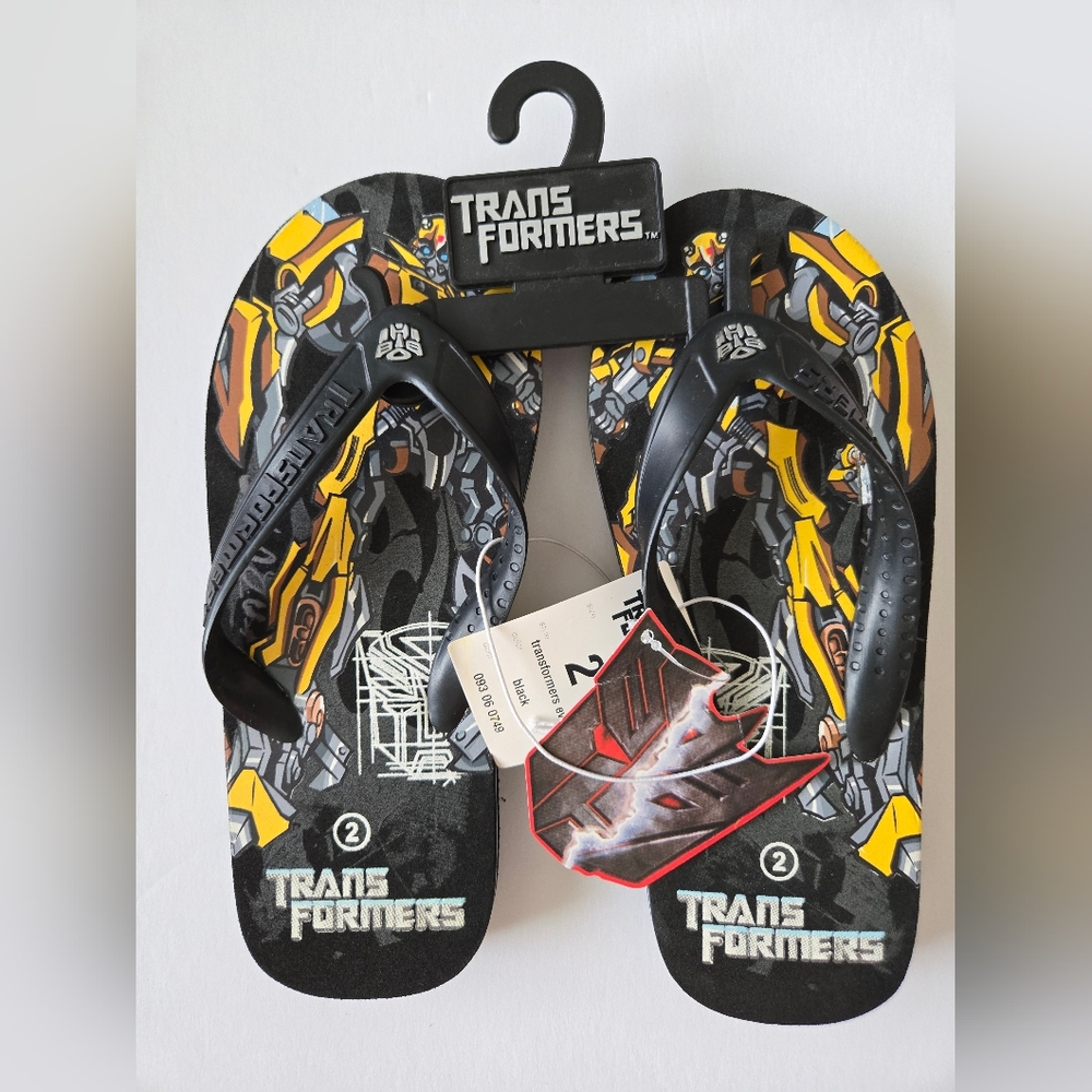 Transformers 2007 Bumblebee Flip Flops NWT size 2